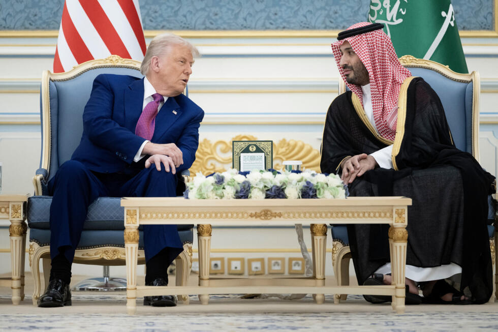 DONALD TRUMP Y PRÍNCIPE MOHAMMED BIN SALMAN. 600,000 millones de dólares. Estados Unidos y Arabia Saudí